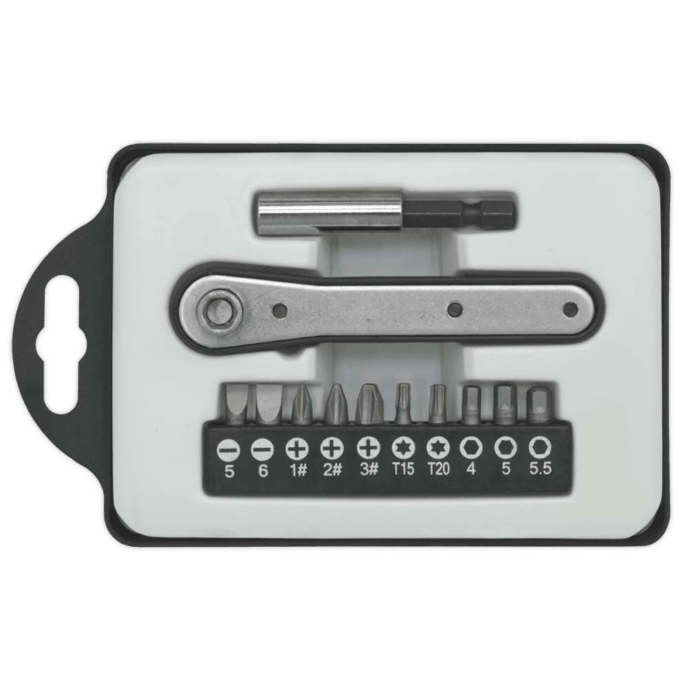 Sealey Ratchet Driver Bit Set 12pc Model No-S0775