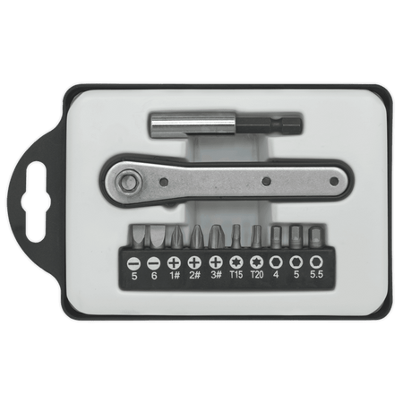 Sealey Ratchet Driver Bit Set 12pc Model No-S0775