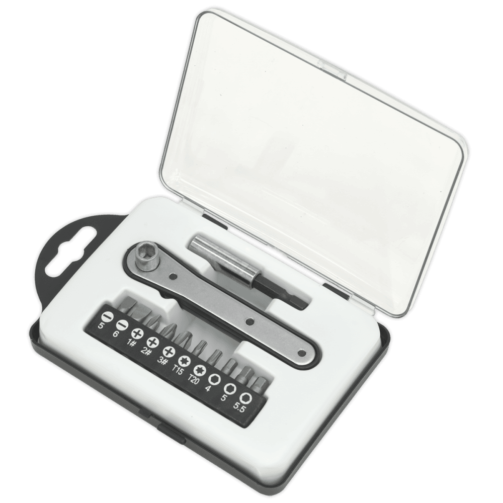 Sealey Ratchet Driver Bit Set 12pc Model No-S0775