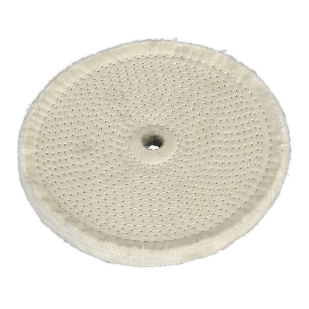 Sealey Buffing Wheel 200 x 16mm 16mm Bore for Bench Grinder Model No-BG200BW
