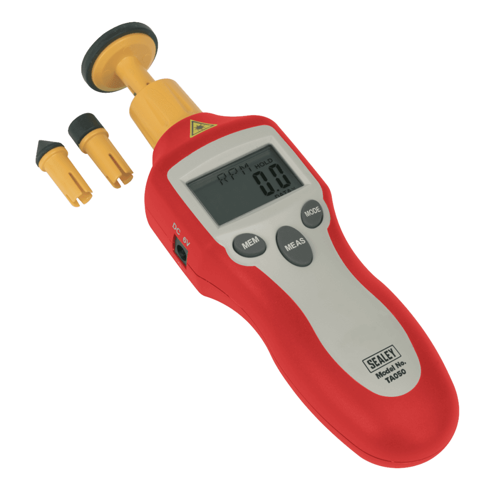 Sealey Digital Tachometer Contact/Non-Contact Model No-TA050