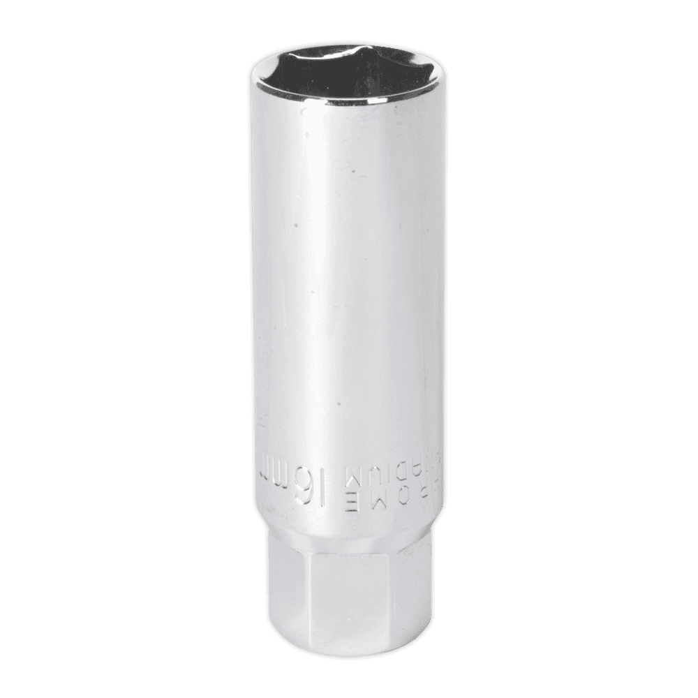 Sealey Spark Plug Socket 16mm 3/8"Sq Drive Thin Wall Model No-AK6557