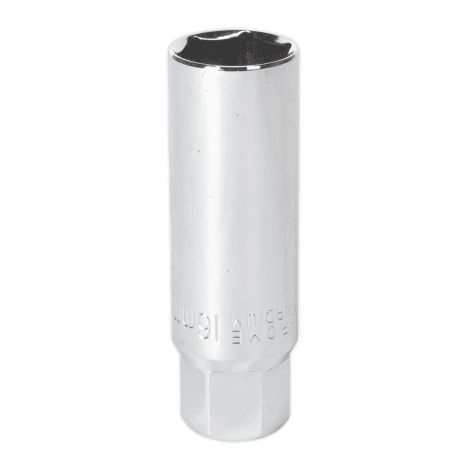 Sealey Spark Plug Socket 16mm 3/8"Sq Drive Thin Wall Model No-AK6557