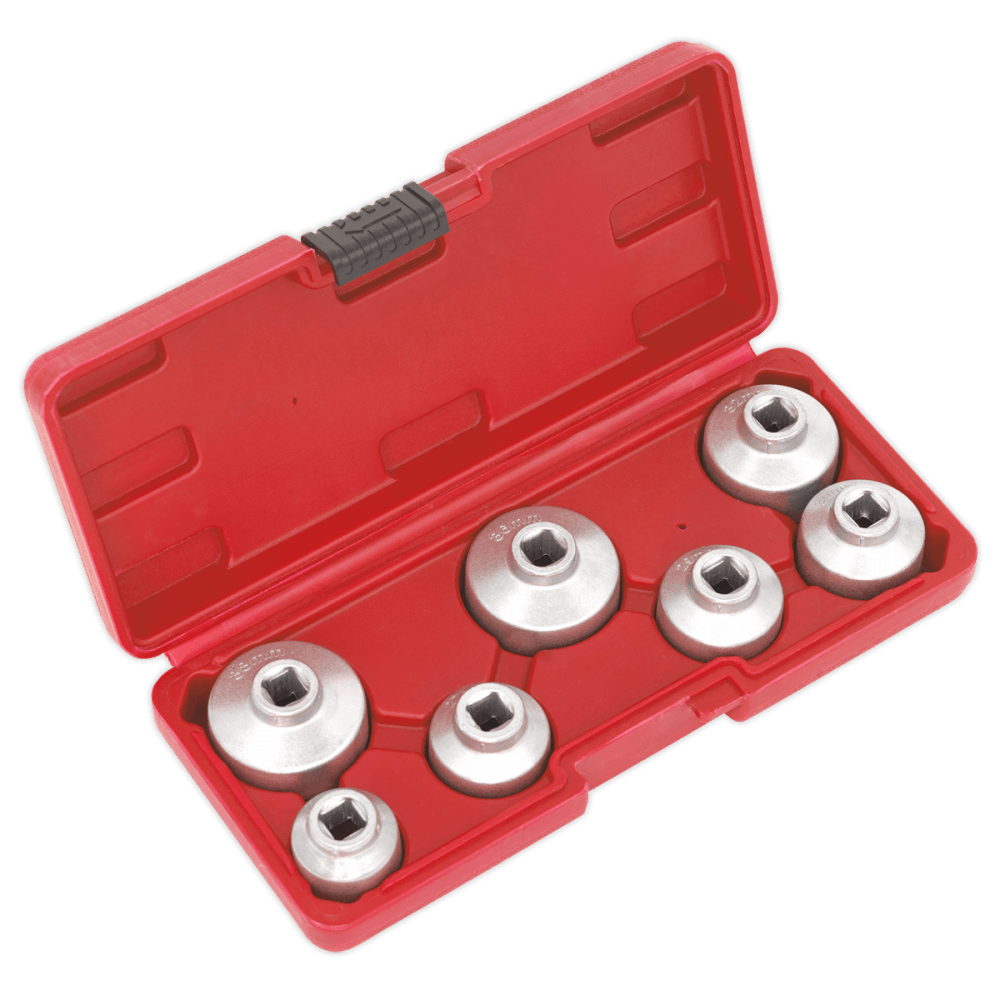 Sealey Oil Filter Cap Wrench Set 7pc Model No-VS7008