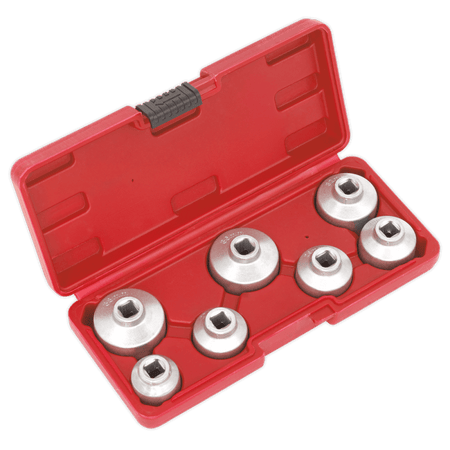 Sealey Oil Filter Cap Wrench Set 7pc Model No-VS7008