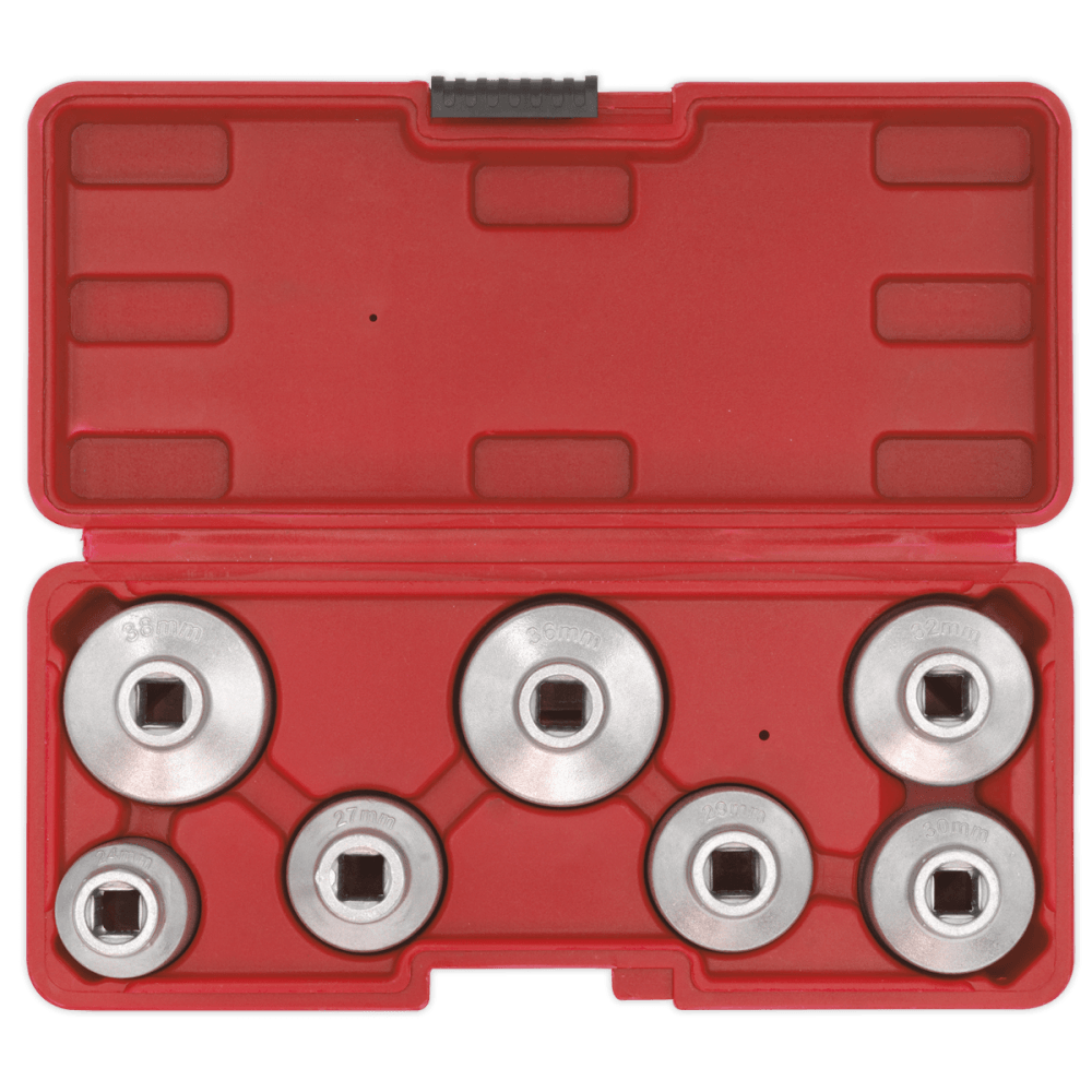Sealey Oil Filter Cap Wrench Set 7pc Model No-VS7008