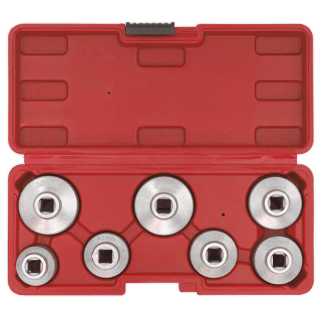 Sealey Oil Filter Cap Wrench Set 7pc Model No-VS7008