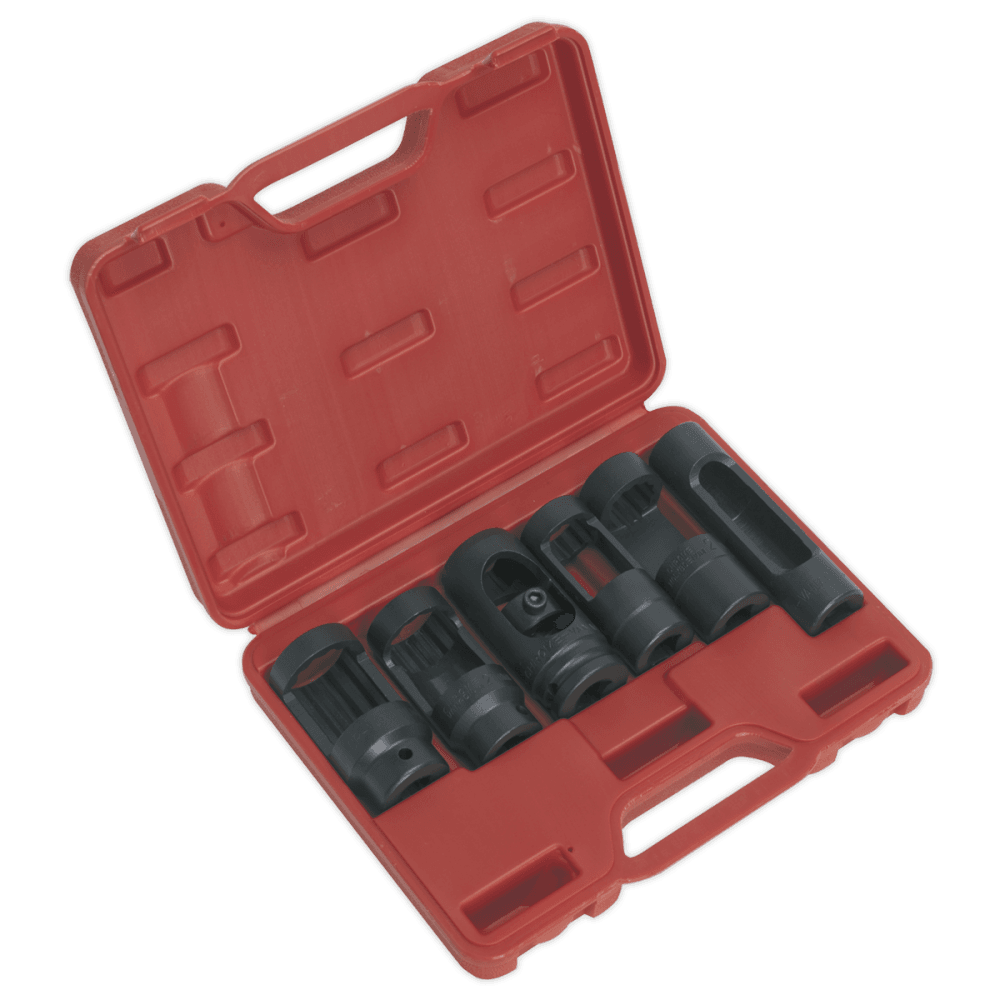 Sealey Diesel Injector Window Socket Set 6pc 1/2"Sq Drive Model No-SX0401