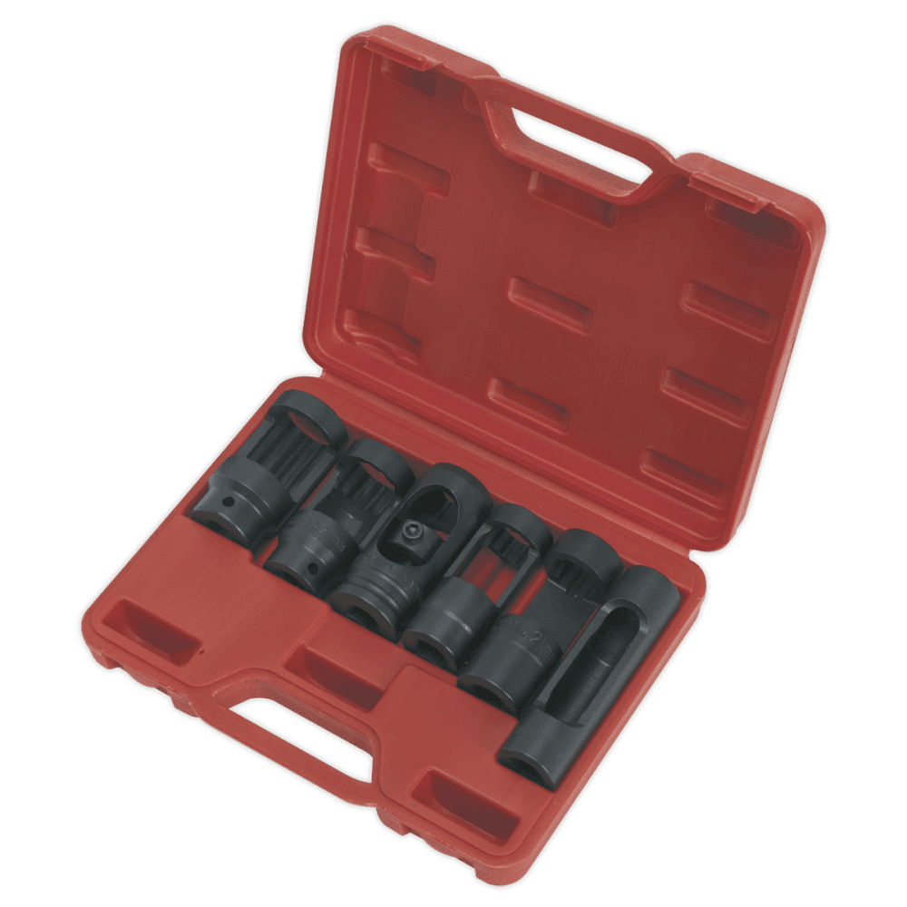 Sealey Diesel Injector Window Socket Set 6pc 1/2"Sq Drive Model No-SX0401