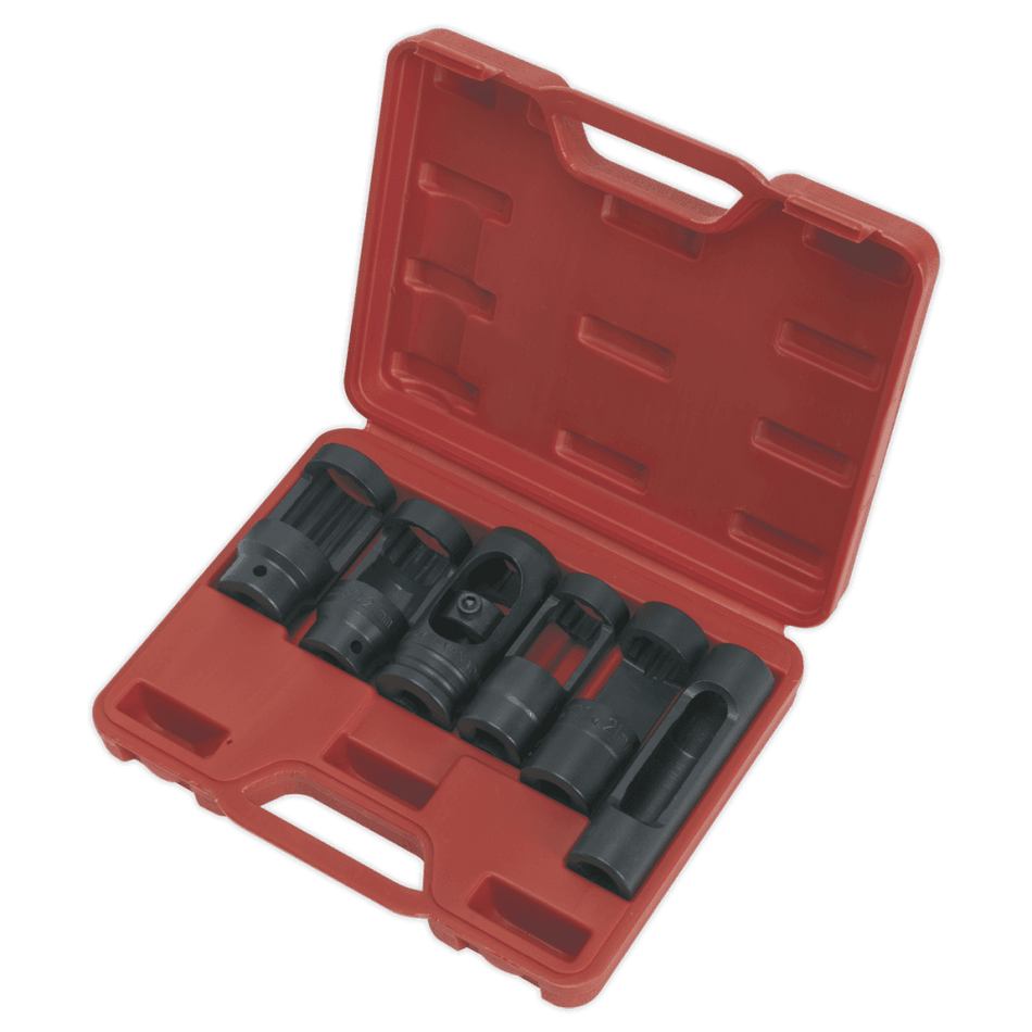 Sealey Diesel Injector Window Socket Set 6pc 1/2"Sq Drive Model No-SX0401