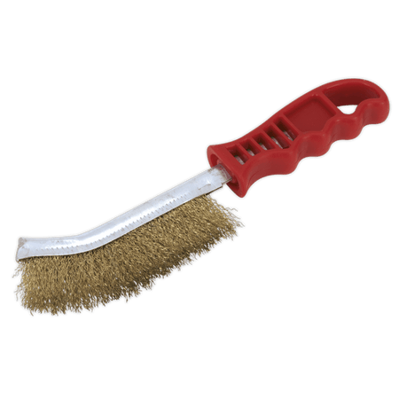 Sealey Wire Brush Brassed Steel Plastic Handle Display Box of 24 Model No-WB05DB24