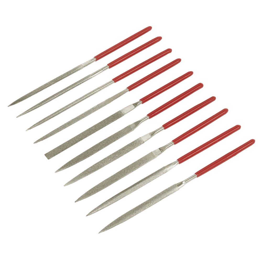 Sealey Diamond Needle File Set 10pc Model No-AK577