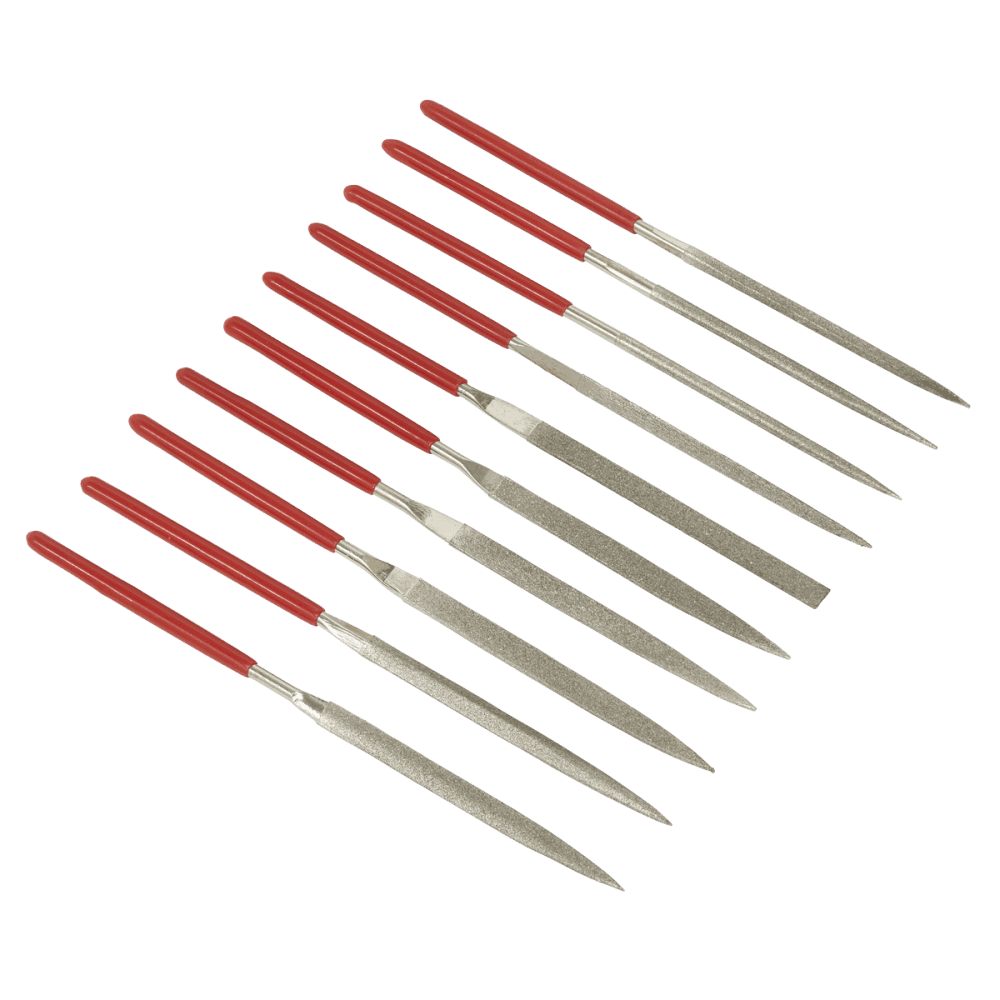 Sealey Diamond Needle File Set 10pc Model No-AK577