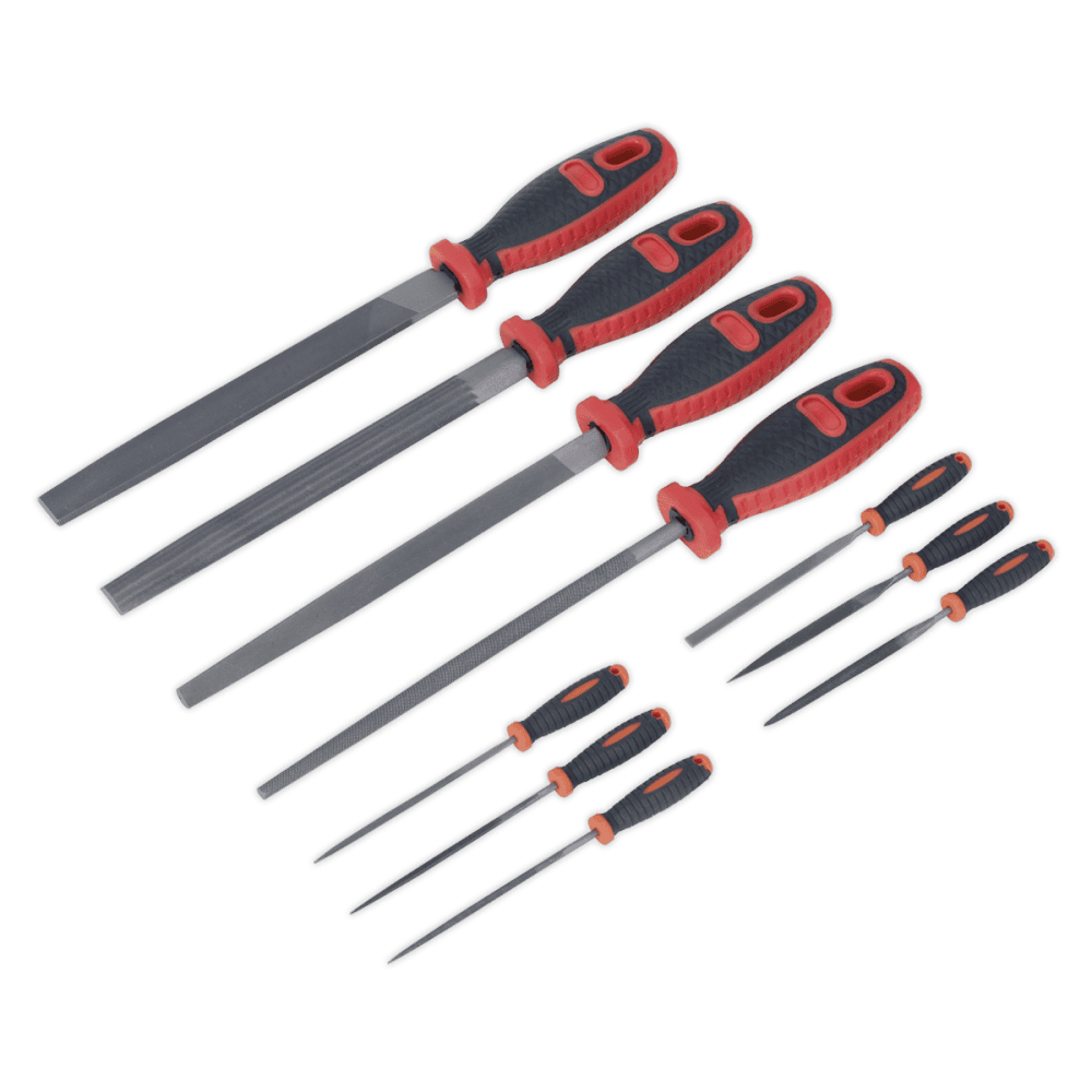 Sealey File Set 10pc Engineer's & Needle Model No-AK578
