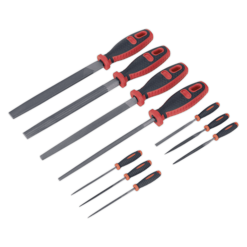 Sealey File Set 10pc Engineer's & Needle Model No-AK578