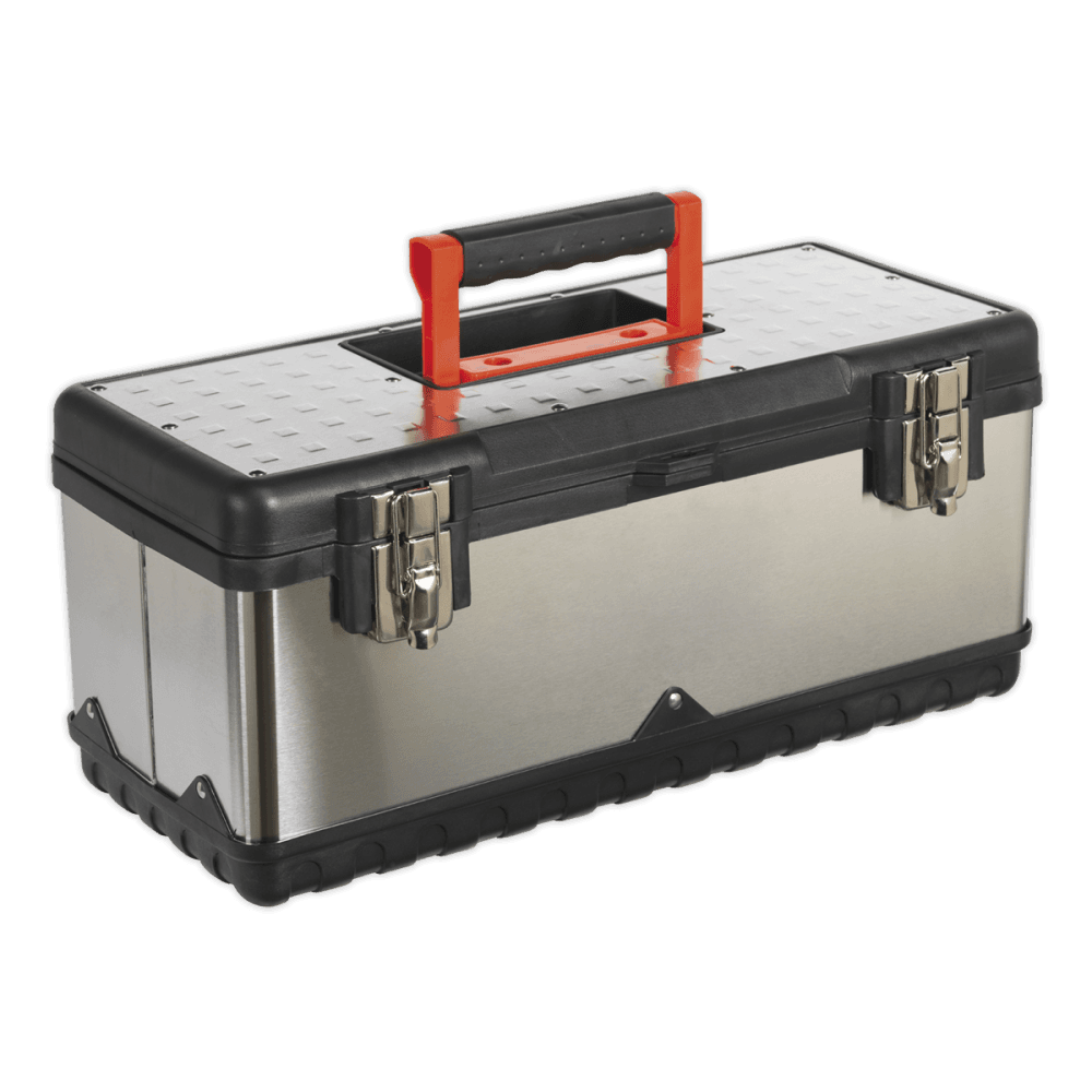 Sealey Stainless Steel Toolbox 505mm with Tote Tray Model No-AP505S