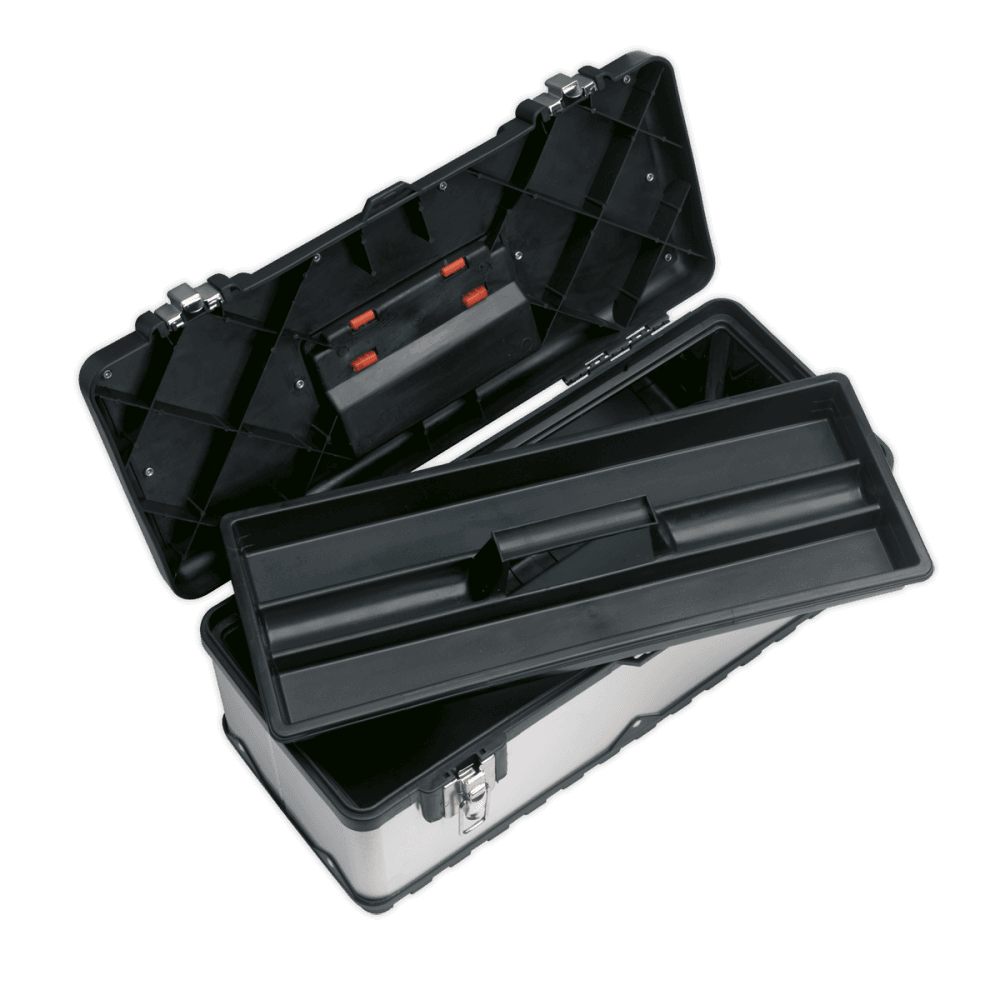 Sealey Stainless Steel Toolbox 660mm with Tote Tray Model No-AP660S