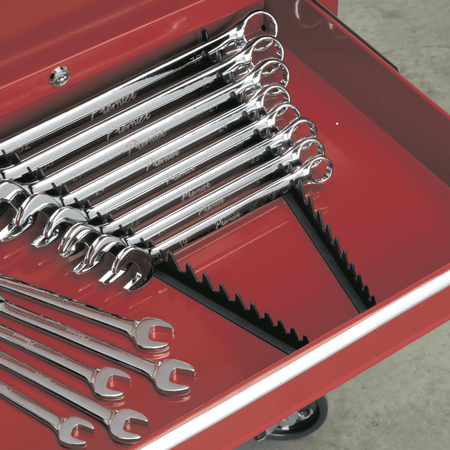 Sealey Sharks Teeth Spanner Rack 2pc Model No-WR01