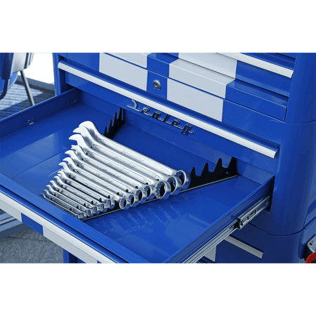 Sealey Sharks Teeth Spanner Rack 2pc Model No-WR01