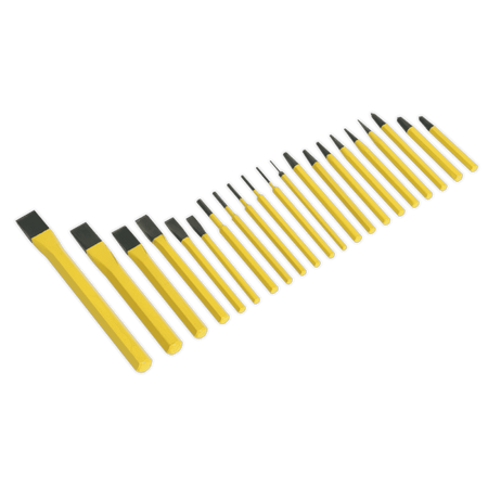 Sealey Punch & Chisel Set 21pc Model No-S0805