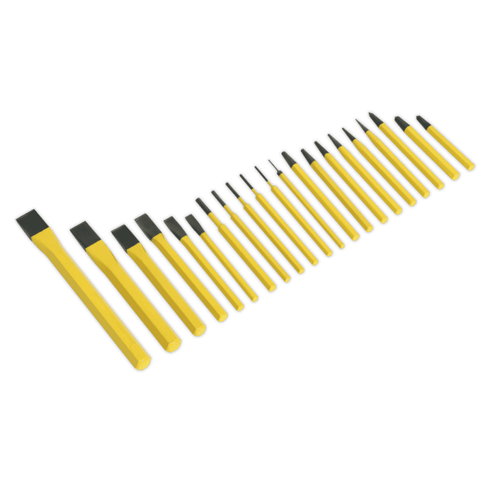 Sealey Punch & Chisel Set 21pc Model No-S0805