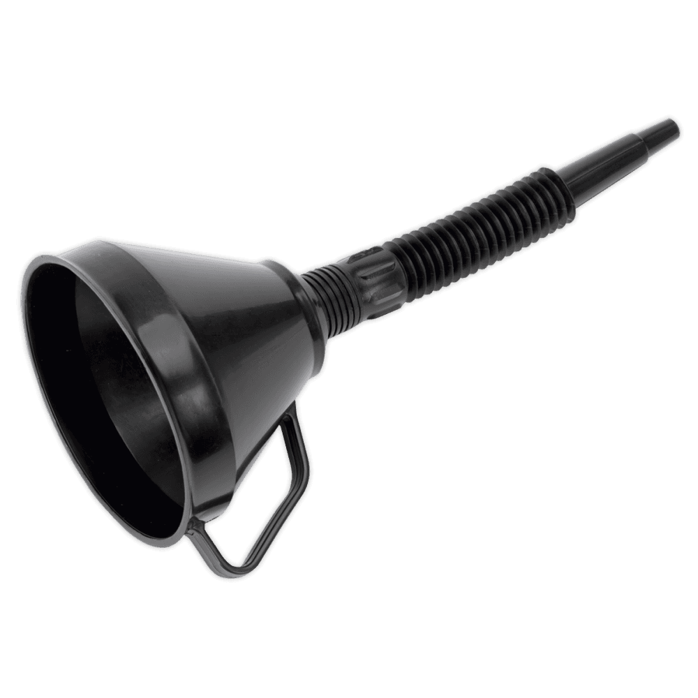 Sealey Funnel with Flexible Spout & Filter 160mm Model No-F6