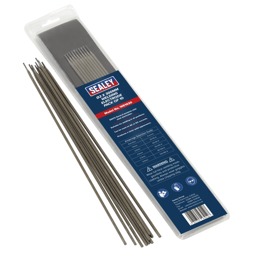 Sealey Welding Electrodes 2 x 300mm Pack of 10 Model No-WE1020