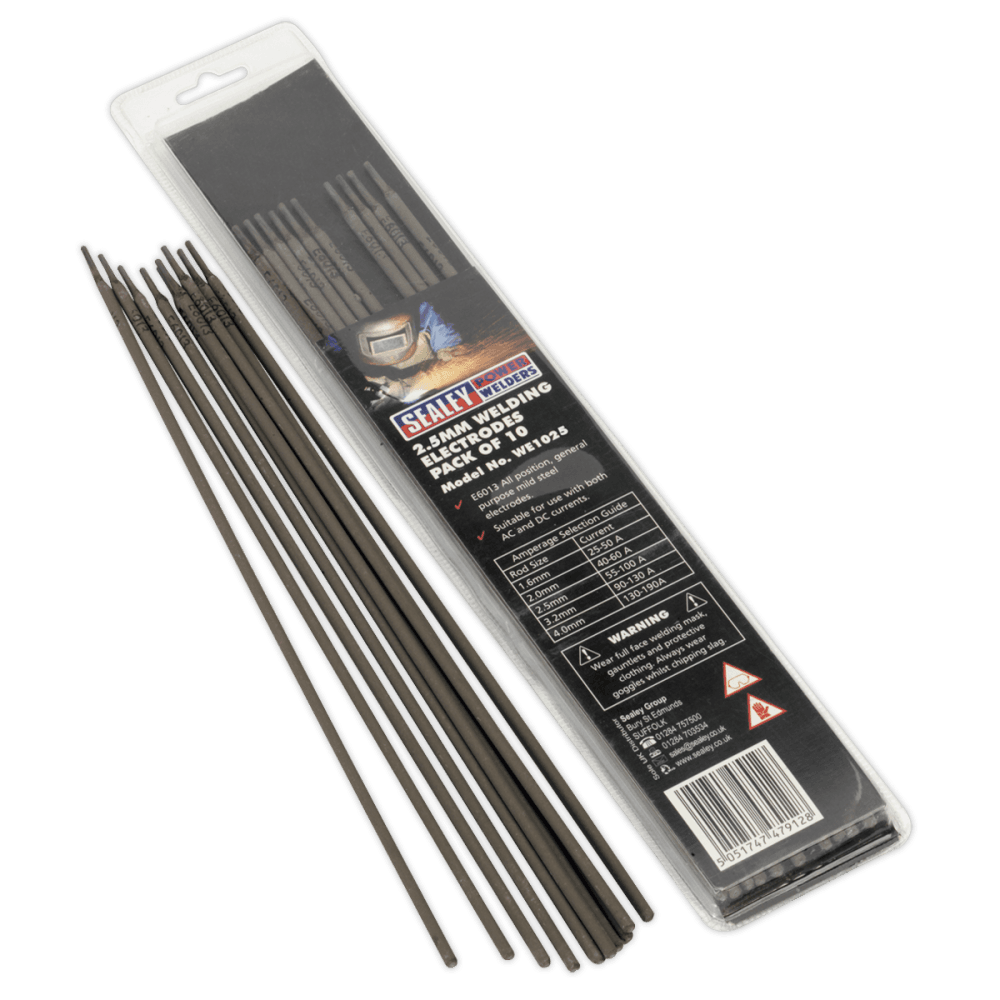 Sealey Welding Electrodes 2.5 x 300mm Pack of 10 Model No-WE1025