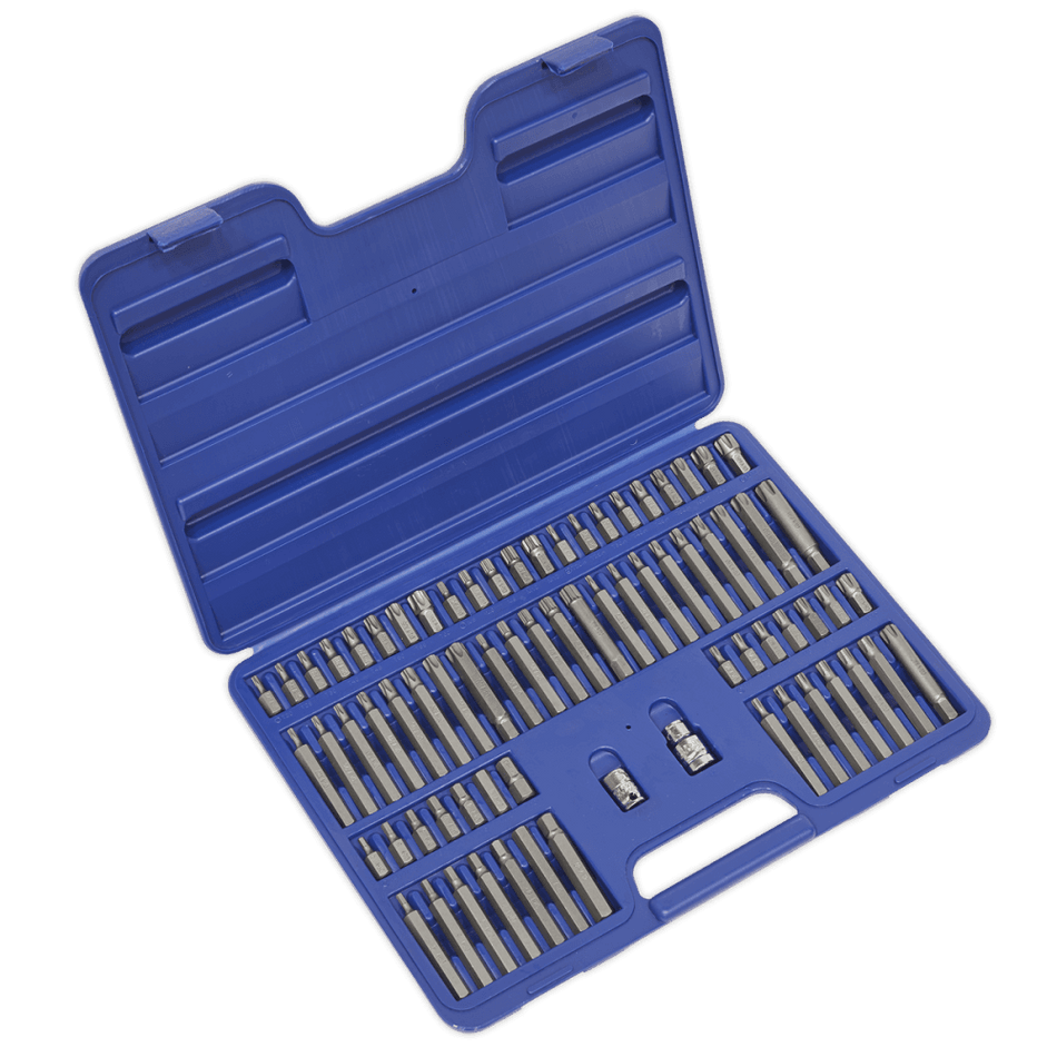 Sealey TRX-Star/Security TRX-Star/Hex/Spline/Ribe Bit Set 74pc 3/8" & 1/2"Sq Drive Model No-AK21974