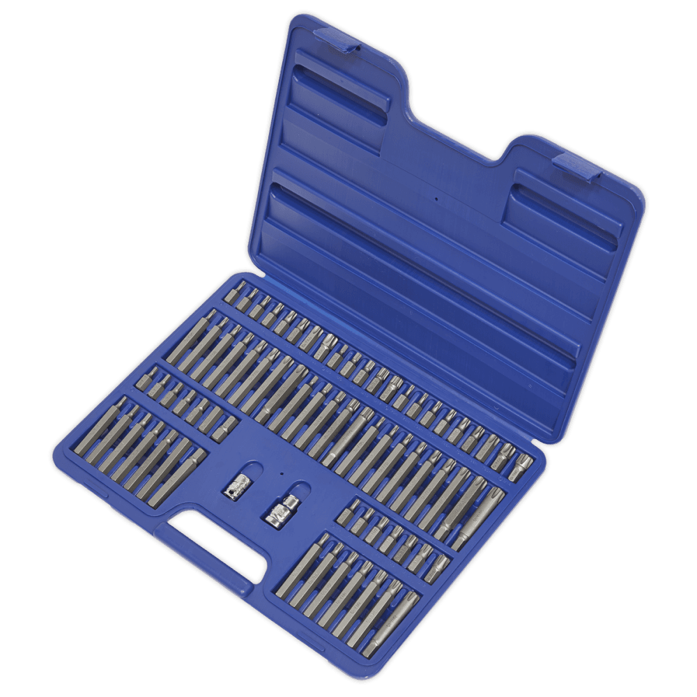 Sealey TRX-Star/Security TRX-Star/Hex/Spline/Ribe Bit Set 74pc 3/8" & 1/2"Sq Drive Model No-AK21974