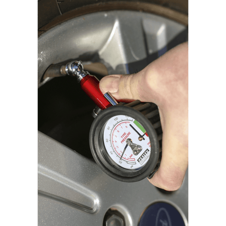 Sealey Tyre Pressure Gauge with Tyre Tread Depth Gauge Model No-TSTPDG01
