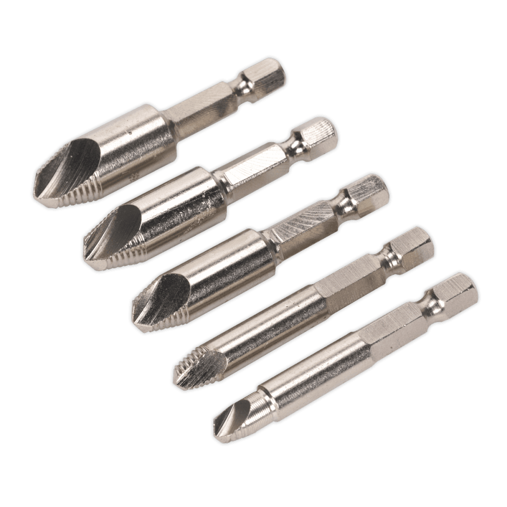 Sealey HSS Screw Extractor Set 5pc Model No-AK7228