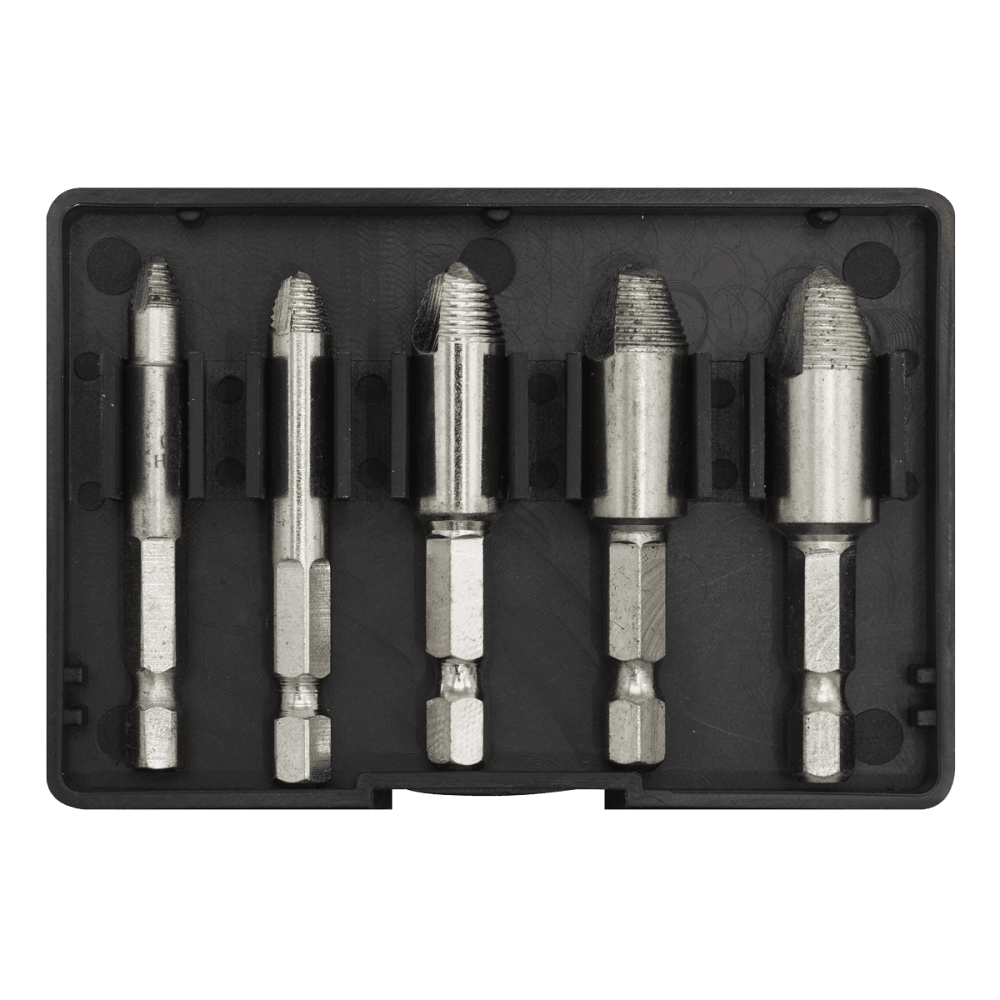 Sealey HSS Screw Extractor Set 5pc Model No-AK7228