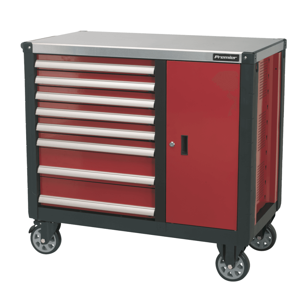 Sealey Mobile Workstation 8 Drawer with Ball Bearing Runners Model No-AP2418