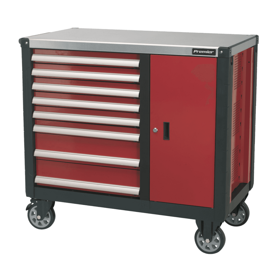 Sealey Mobile Workstation 8 Drawer with Ball Bearing Runners Model No-AP2418