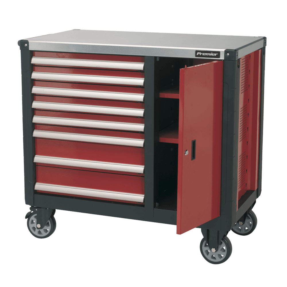 Sealey Mobile Workstation 8 Drawer with Ball Bearing Runners Model No-AP2418