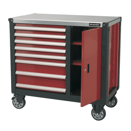 Sealey Mobile Workstation 8 Drawer with Ball Bearing Runners Model No-AP2418