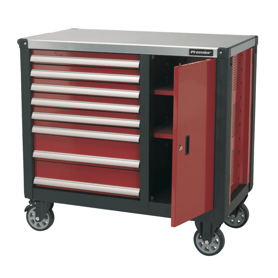 Sealey Mobile Workstation 8 Drawer with Ball Bearing Runners Model No-AP2418