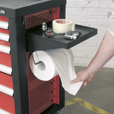 Sealey Side Shelf & Roll Holder for AP24 Series Tool Chests Model No-AP24ACC2