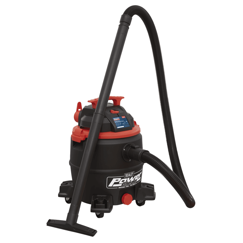 Sealey Vacuum Cleaner Wet & Dry 30ltr 1400W/230V Model No-PC300