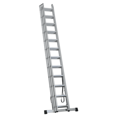 Sealey Aluminium Extension Combination Ladder 3x12 EN 131 Model No-ACL312