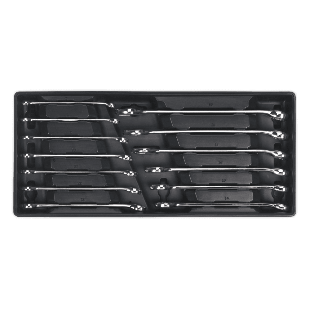 Sealey Tool Tray with Combination Spanner Set 13pc Metric Model No-TBT01