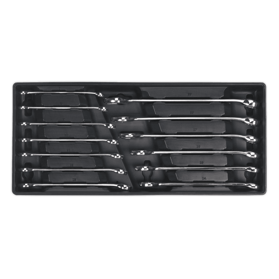 Sealey Tool Tray with Combination Spanner Set 13pc Metric Model No-TBT01
