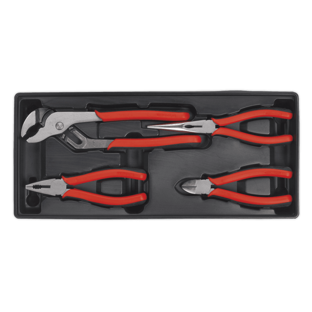 Sealey Tool Tray with Pliers Set 4pc Model No-TBT02