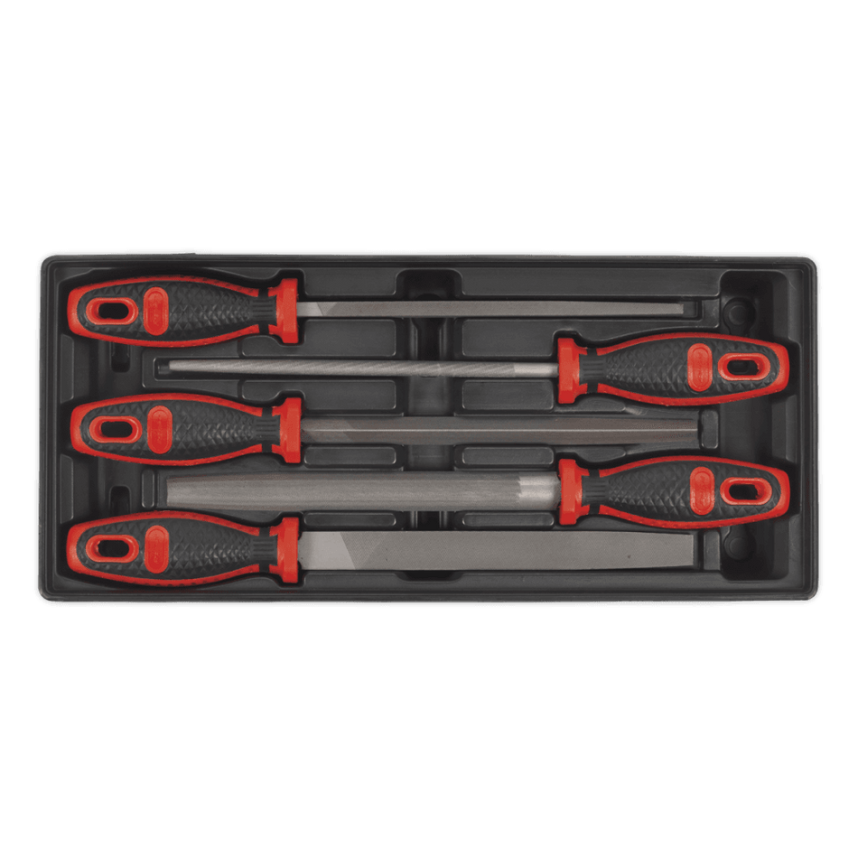 Sealey Tool Tray with Engineers File Set 5pc Model No-TBT09