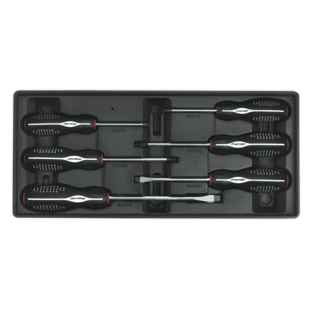Sealey Tool Tray with Screwdriver Set 6pc Model No-TBT14