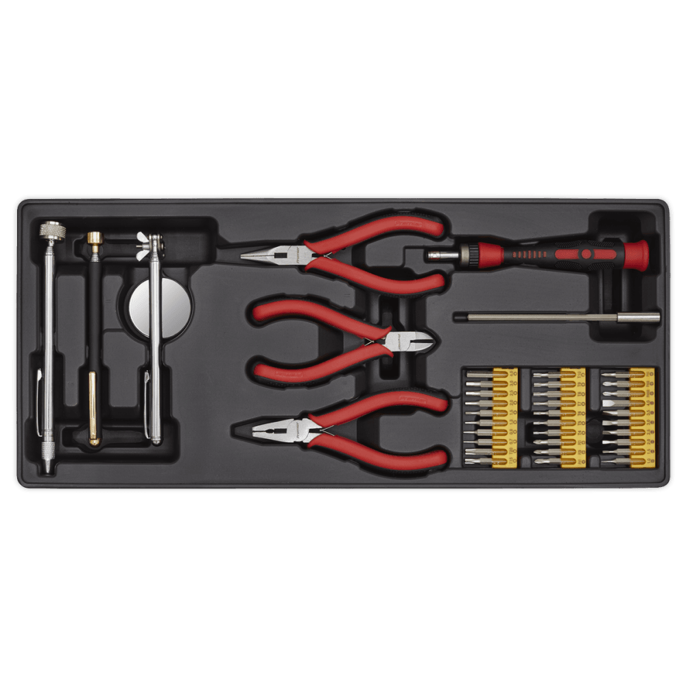 Sealey Tool Tray with Precision & Pick-Up Tool Set 38pc Model No-TBT17
