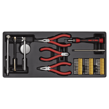 Sealey Tool Tray with Precision & Pick-Up Tool Set 38pc Model No-TBT17