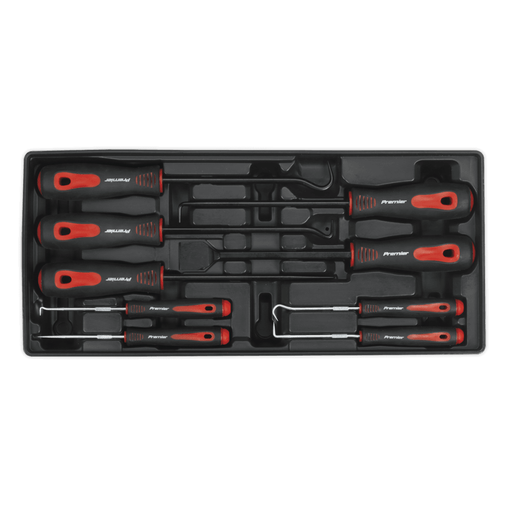 Sealey Tool Tray with Scraper & Hook Set 9pc Model No-TBT23
