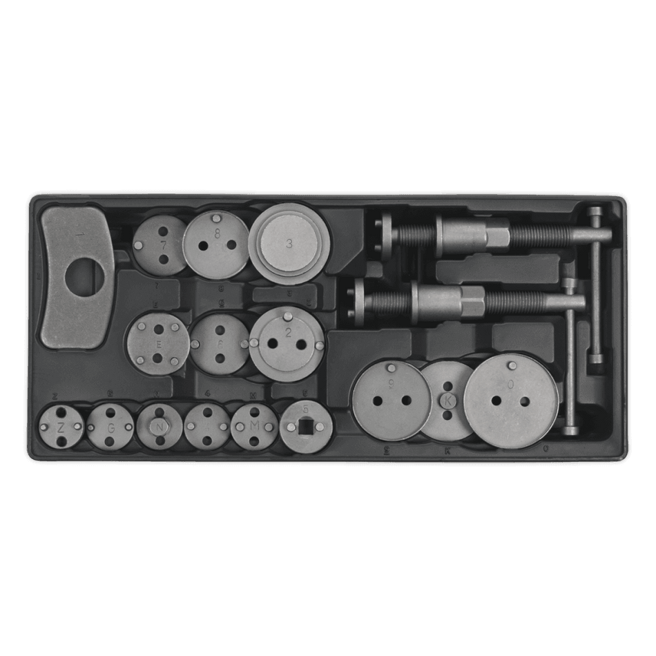 Sealey Tool Tray with Brake Wind Back Tool Kit 18pc Model No-TBT27
